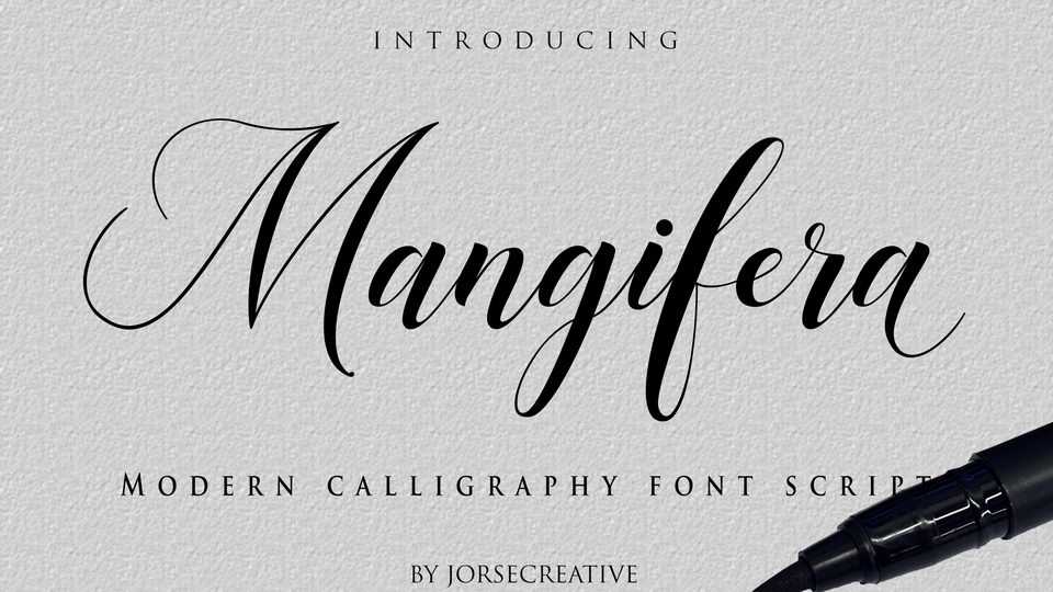 Mangifera Script Font › Fontesk