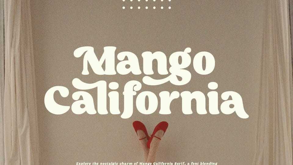 Mango California Font › Fontesk