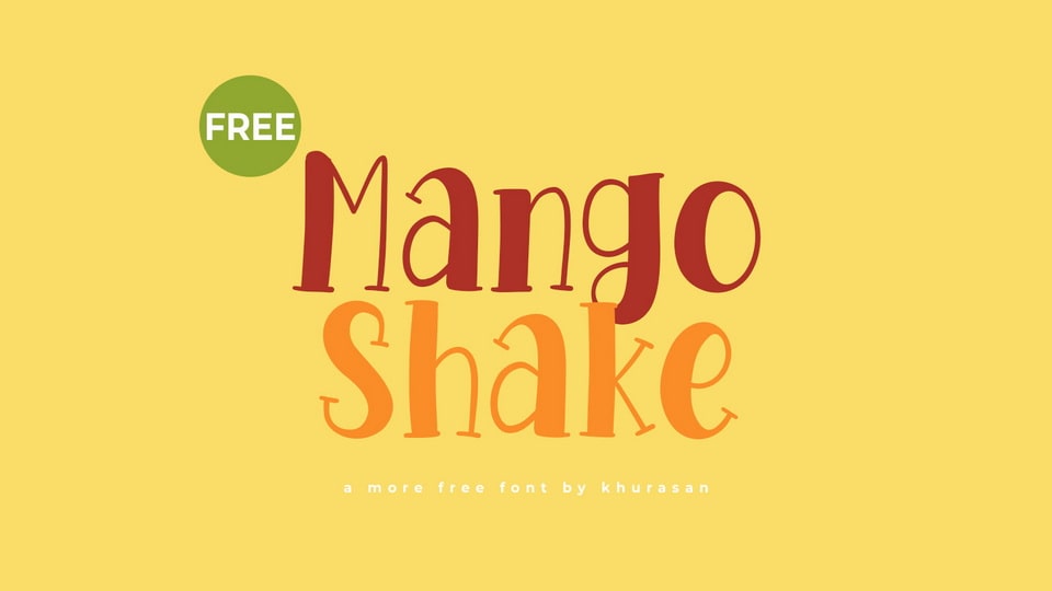 Mango Shake Font › Fontesk