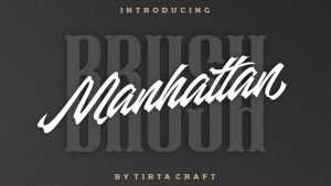 Manhattan Brush Script Font › Fontesk