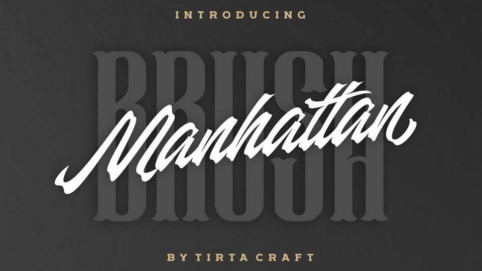 Manhattan Brush Script Font › Fontesk