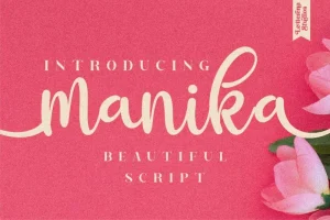 Manika Calligraphy Font
