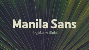 Manila Sans Font Family › Fontesk