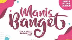 Manis Banget Script Font › Fontesk