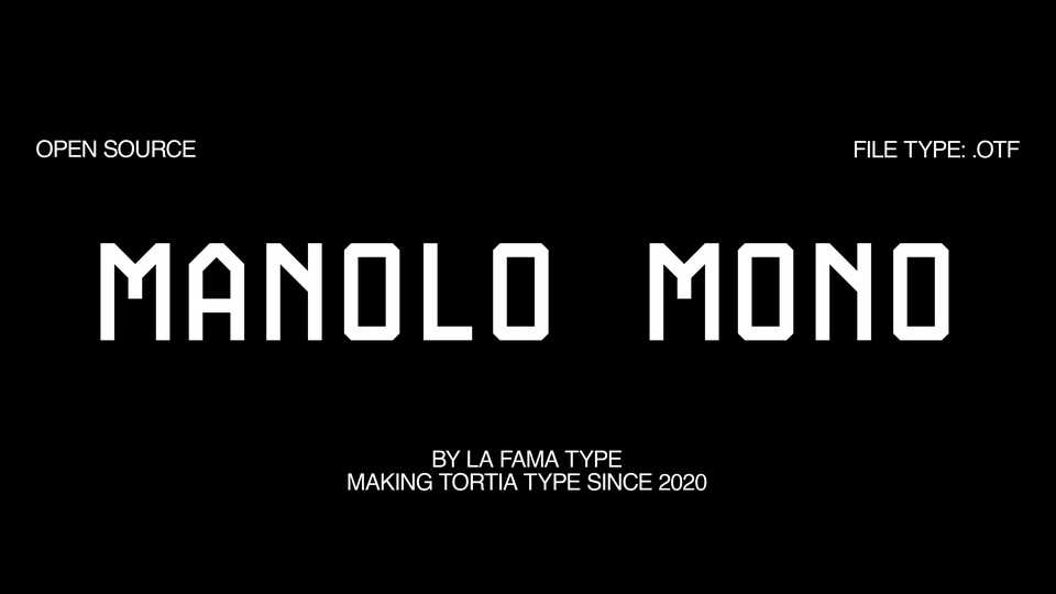 Manolo Mono Font › Fontesk