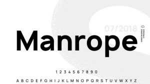 Manrope Font Family › Fontesk