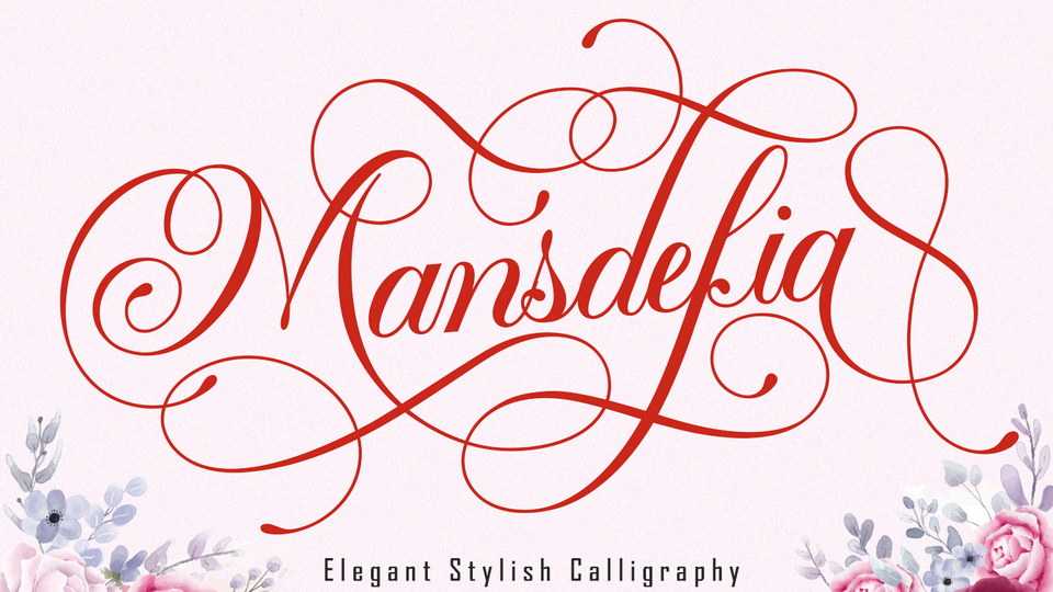 Mansdefia Script Font › Fontesk