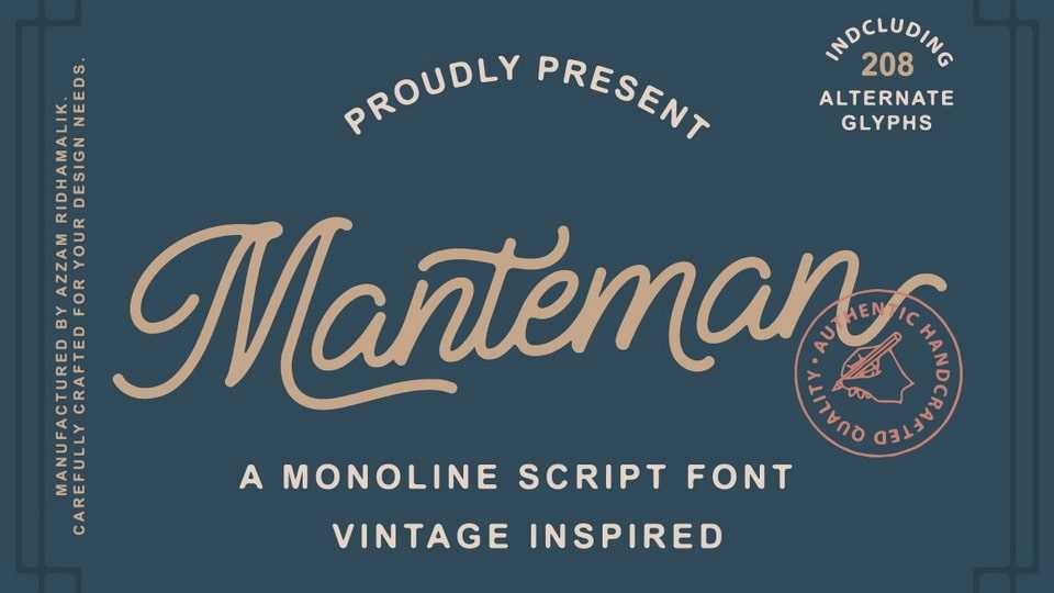 Manteman Font › Fontesk