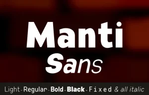 Manti Sans Font Family