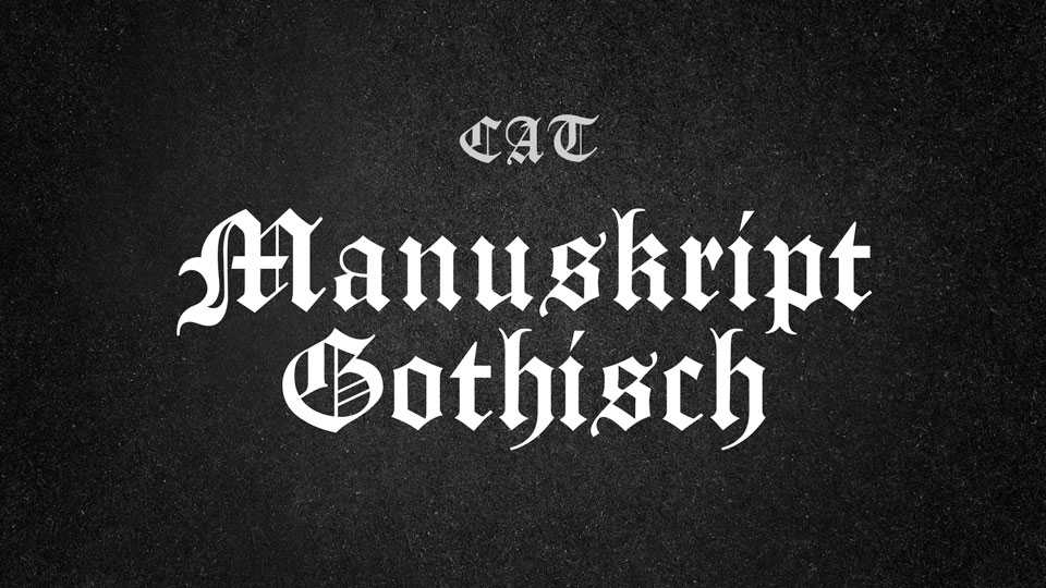 Manuskript Gothisch Font › Fontesk