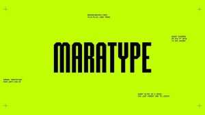 Maratype Font › Fontesk