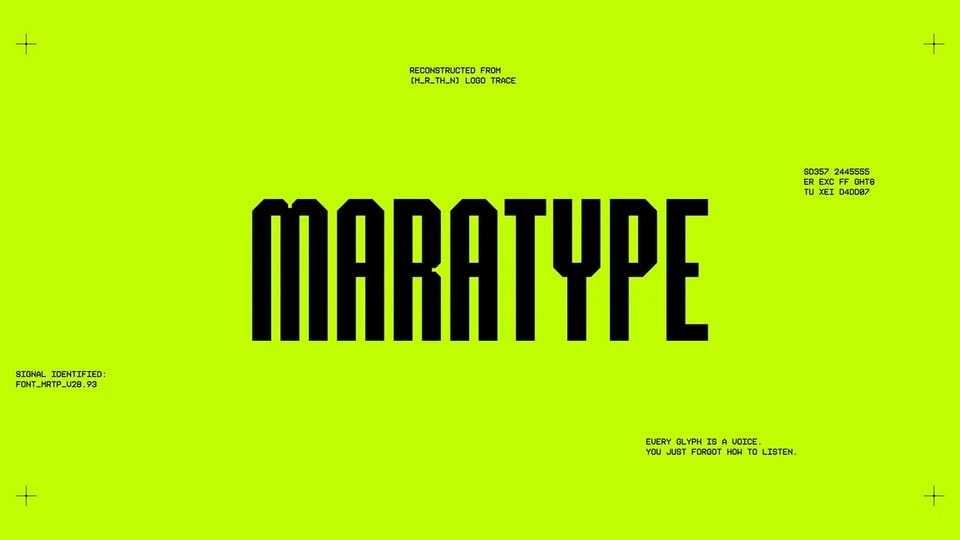 Maratype Font › Fontesk