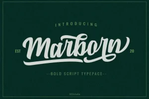 Marbrorn Script Font