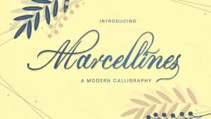 Marcellines Script Font › Fontesk