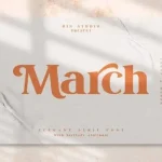 March Serif Font