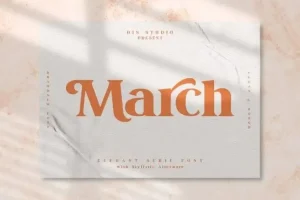 March Serif Font
