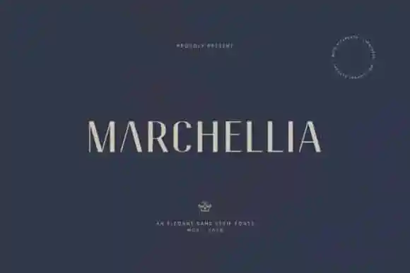 Marchellia Sans Serif Font
