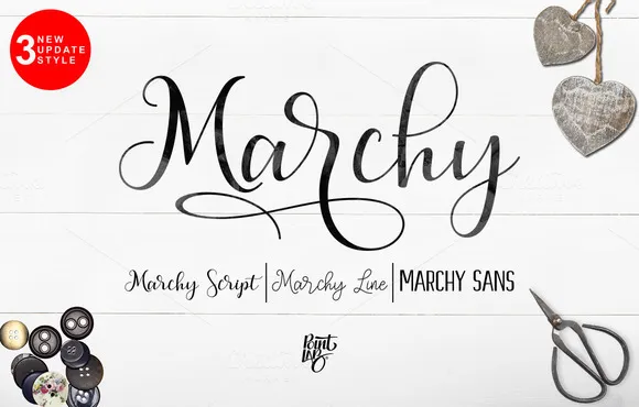 Marchy Script Font