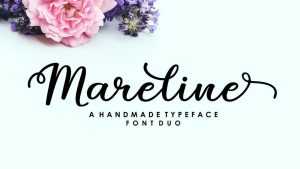 Mareline Script › Fontesk