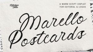 Marello Postcards Font › Fontesk