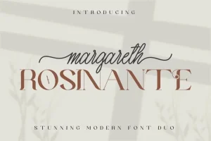 Margareth Rosinante Font Duo