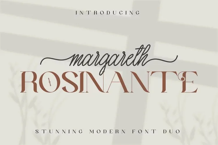 Margareth Rosinante Font Duo