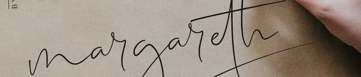 Margareth Signature Font
