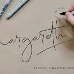 Margareth Signature Font