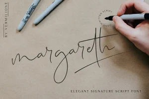 Margareth Signature Font