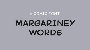 Margariney Words Font › Fontesk