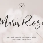 Maria Rose SVG Script Font