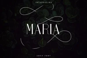Maria Serif Font