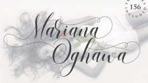 Mariana Oghawa Script › Fontesk