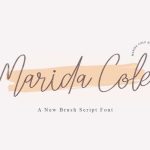 Marida Cole Script Font