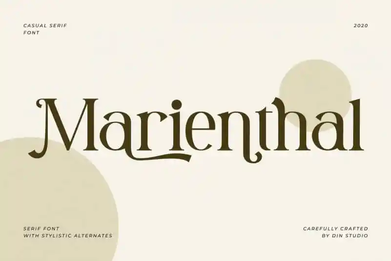 Marienthal Serif Font