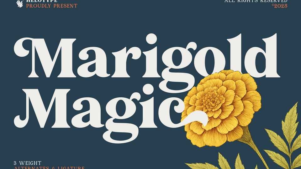 Marigold Magic Font › Fontesk