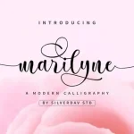 Marilyne Calligraphy Font