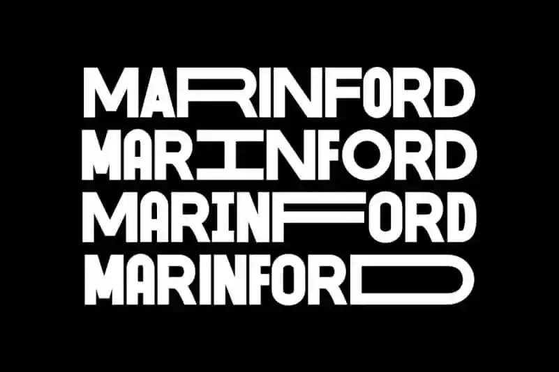 Marinford Display Font