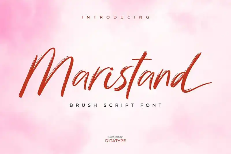 Maristand Brush Font