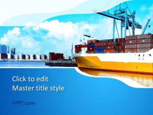 Maritime Transportation PowerPoint Template