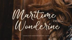 Maritime Wonderine Font › Fontesk