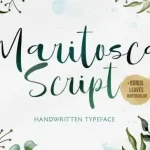 Maritosca Script Font