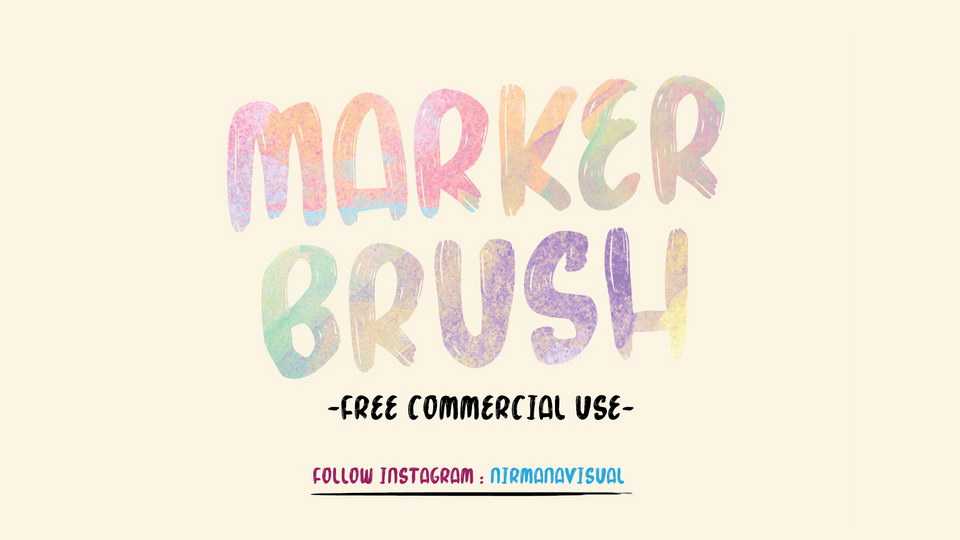 Marker Brush Font › Fontesk