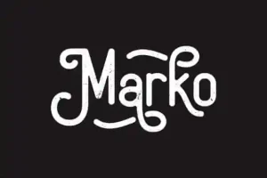 Marko Display Font
