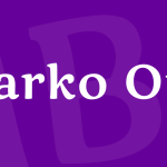 Marko One Font