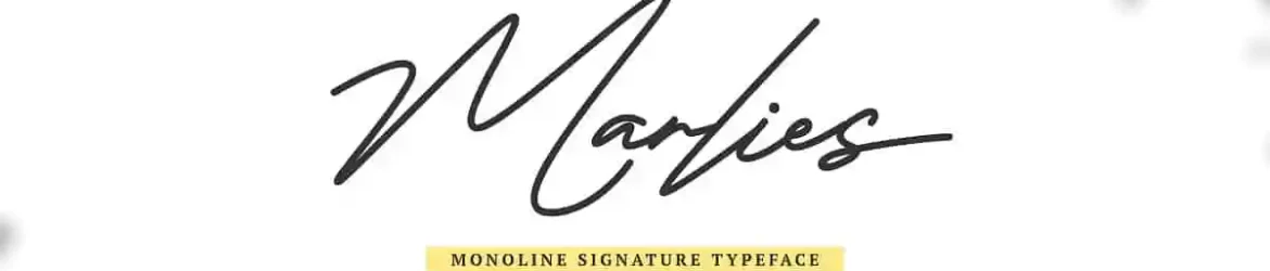 Marlies Signature Font