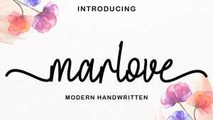 Marlove Font › Fontesk