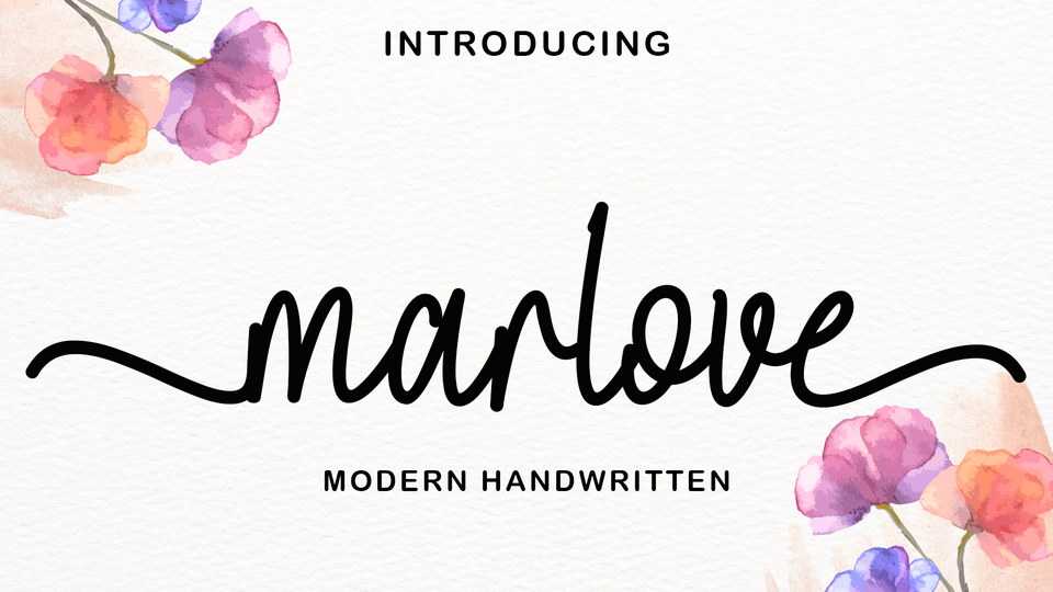 Marlove Font › Fontesk