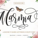 Marmia Calligraphy Font
