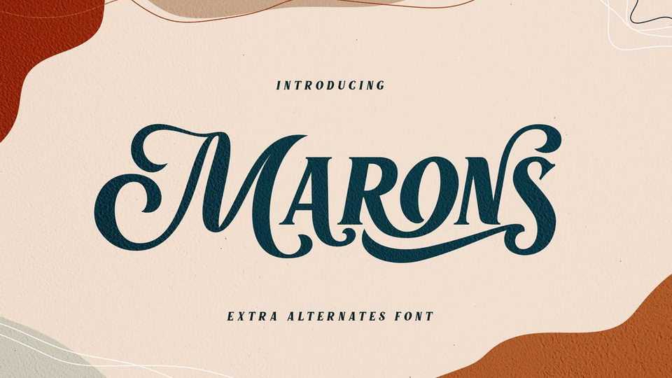 Marons Font › Fontesk